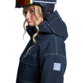Side image of the Chloe Kim Snowboard Jacket - Womens in True Black