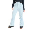 Detail image of the Rising High Snowboard Pants - Womens in Ice Blue