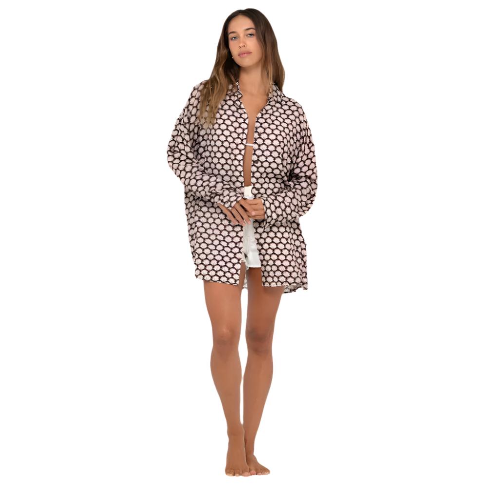 Sorrento Oversized Long Sleeve Shirt - Womens