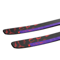 Tal view of the SALOMON S/LAB QST X Multi-coloured Skis, 26/27 Unisex's model