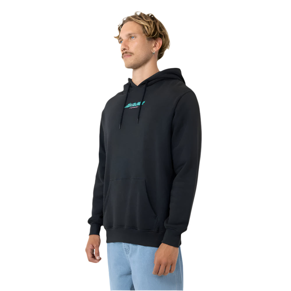 Stacked Handled Strip Front Hoodie