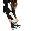 Image of the The Volcom Stone Mica 20K Snowboard Pants – Womens in Bone colourway. Features elasticated storm cuffs.