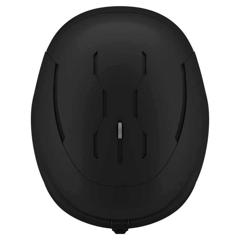 Top view of the Salomon Arcane Prime Mips Helmet in Black colourway, unisex's model