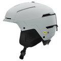 Side view of the Salomon Arcane Prime Mips Helmet in Ice Flow colourway, unisex's model