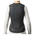 Back view of the Salomon Flexcell Pro Back Protection in Black colourway, kids model