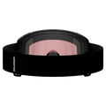 Back view of the Salomon Radium Prime Goggles in Black, Sigma Photo Poppy Red lens, unisex model