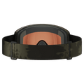 Back view of the Salomon Radium Pro Goggles in Olive Night, Sigma Gun Metal lens, unisex model
