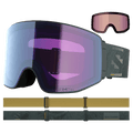 Alternative view of the Salomon Sentry Prime Photo Goggles in Green Gables, Sigma Photo Sky Blue lens, unisex model