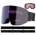 Alternative view of the Salomon Sentry Prime Goggles in Black, Sigma Sky Blue lens, unisex model