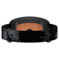 Back view of the Salomon Sentry Pro Goggles in Black Tie Dye, Sigma Gun Metal lens, unisex model