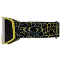 Side view of the Salomon Sentry Pro Goggles in Black Yellow, Sigma Emerald lens, unisex model