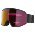 Main view of the Salomon Sentry Pro Goggles in Black, Sigma Poppy Red lens, unisex model