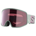 Main view of the Salomon Sentry Pro Goggles in Ice Green, Sigma Silver Pink lens, unisex model