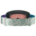 Back view of the Salomon Sentry Pro Goggles in Ice Green, Sigma Silver Pink lens, unisex model