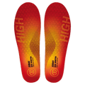 Main view of the Sidas 3Feet ECO Winter High Insole in Red colourway, unisex model