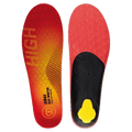 Alternative view of the Sidas 3Feet ECO Winter High Insole in Red colourway, unisex model