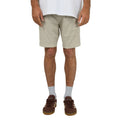 Front view of Man wearing Silent Theory Patch Pocket Shorts in brown colourway