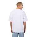 Back view of man wearing Silent Theory Heavy Weight Tee in white