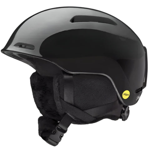 Smith Glide snow Helmet for kids in Black featuring MIPS protection, AirEvac ventilation and a dial-fit system