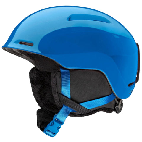 Smith Glide snow Helmet for kids in Cobalt featuring MIPS protection, AirEvac ventilation and a dial-fit system