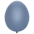 Top view of the Smith Method Pro MIPS AF Helmet in Matte Granite Blue colourway, unisex's model