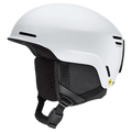 Main view of the Smith Method Pro MIPS AF Helmet in Matte White colourway, unisex's model