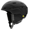 Smith Mission snow Helmet in Matte Black featuring MIPS protection, BOA fit system, active ventilation and audio compatible pad