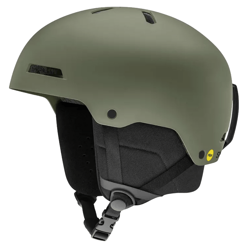 Main view of the Smith Rodeo MIPS Helmet in Matte Fatigue Green colourway, unisex's model