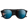 Front view of the Smith Venture Sunglasses in Matte Black, ChromaPop Glass Polarized Black lens, unisex model