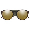 Front view of the Smith Venture Sunglasses in Matte Tortoise, ChromaPop Glass Bronze Mirror lens, unisex model