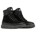 Pair view of the Sorel Explorer III Apres Boots in Black Jet colourway, men model