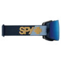 Side view of the Spy Marauder Elite Goggles in Dark Blue, Happy Rose Dark Blue Mirror lens, unisex model