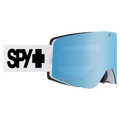 Main view of the Spy Marauder SE Goggles in Everwhite, Ice Blue Mirror + LL Coral lens, unisex model