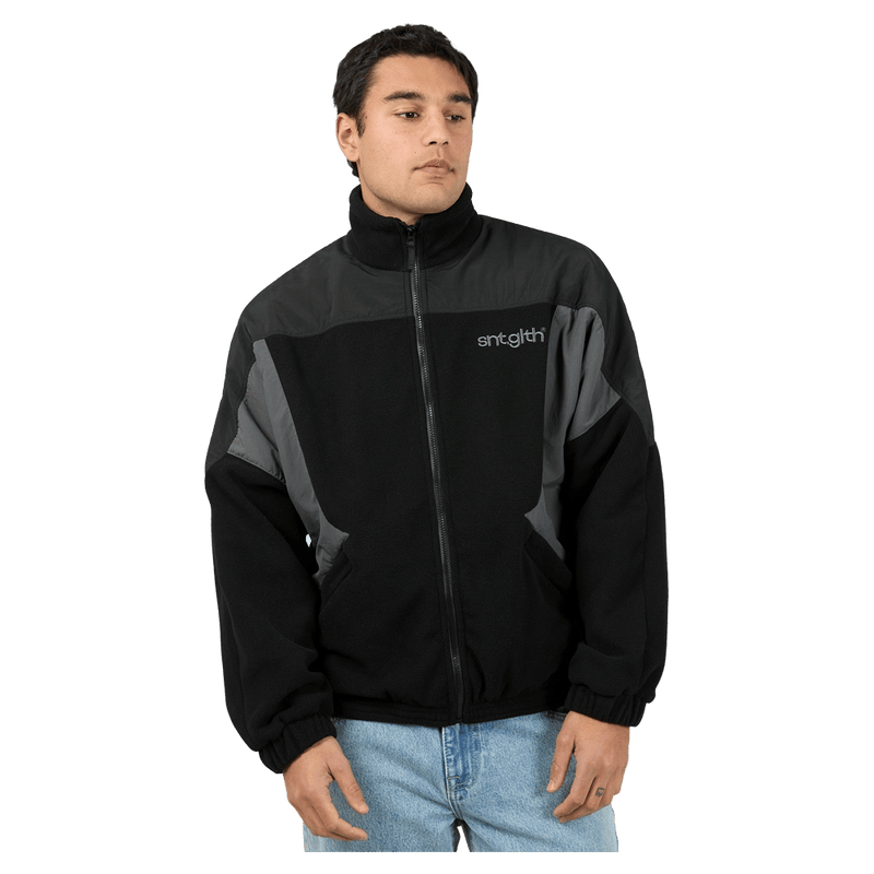 Main view of the St Goliath EDM Jacket in Black colourway, men's model