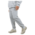 Main view of the St Goliath Radio Sweatpants in Grey Marle colourway, men's model