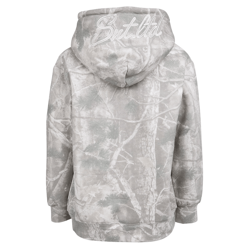 Back view of the St Goliath SNT Hoodie in Multi colourway, kids's model