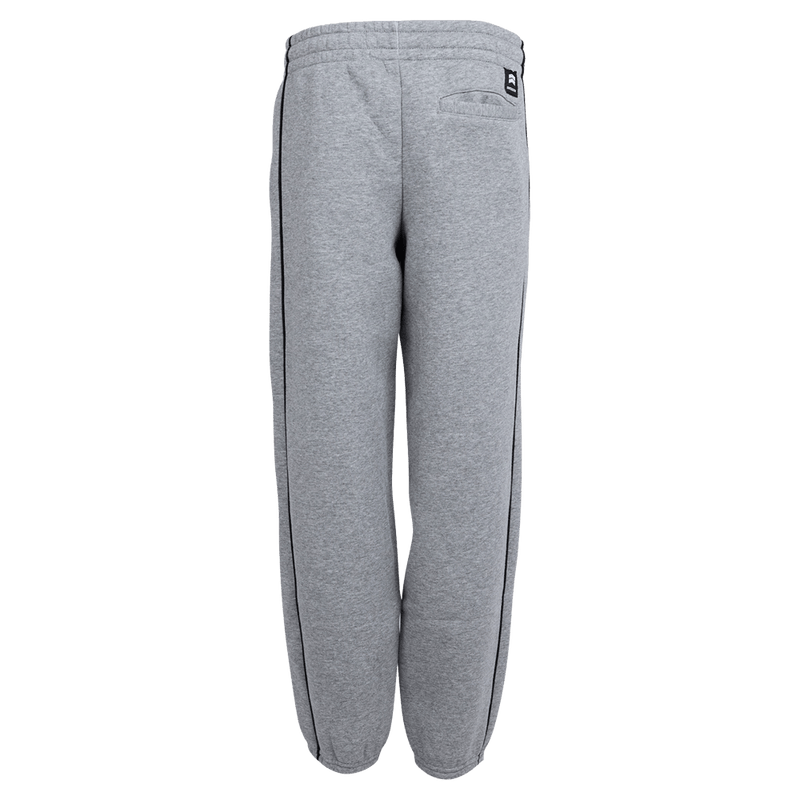 Back view of the St Goliath Top Deck Track Pant in Grey Marle colourway, kids's model