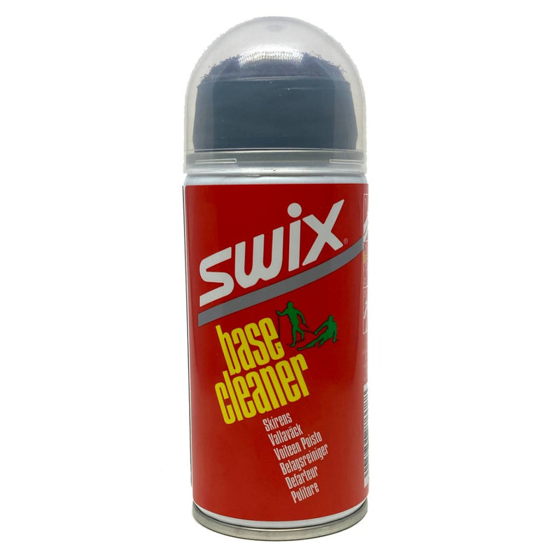 Swix Aerosol Can in red with white writing. Domed clear plastic top with black scrubber