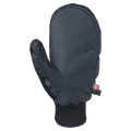 Palm view of the Transform KO Mitts in Black colourway, unisex model