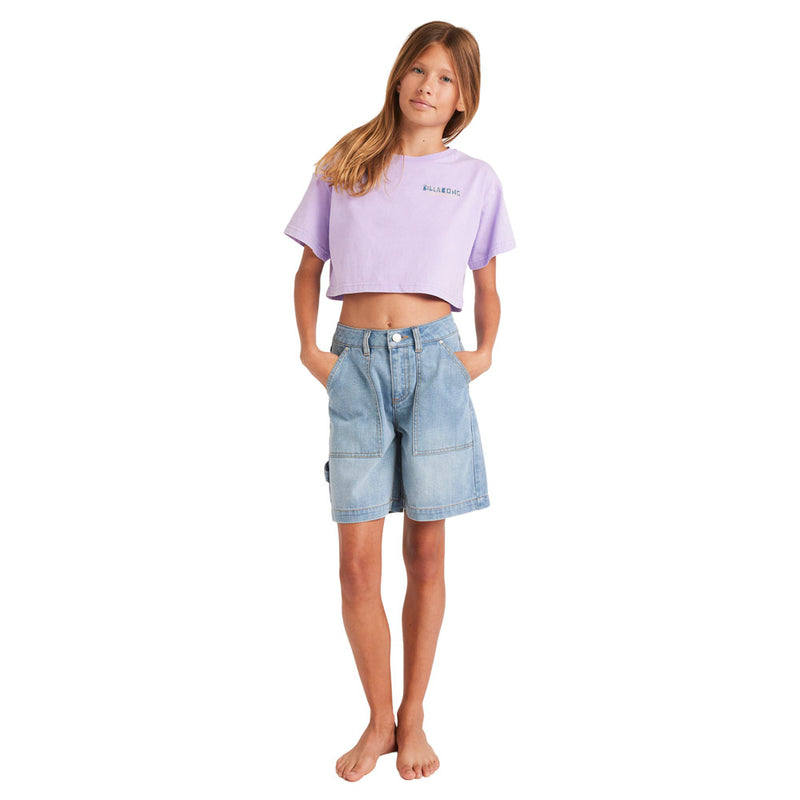 Mixing Vibes Crop Tee - Kids