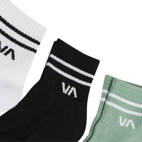 VA Mini Crew Socks 3 Pack - Womens