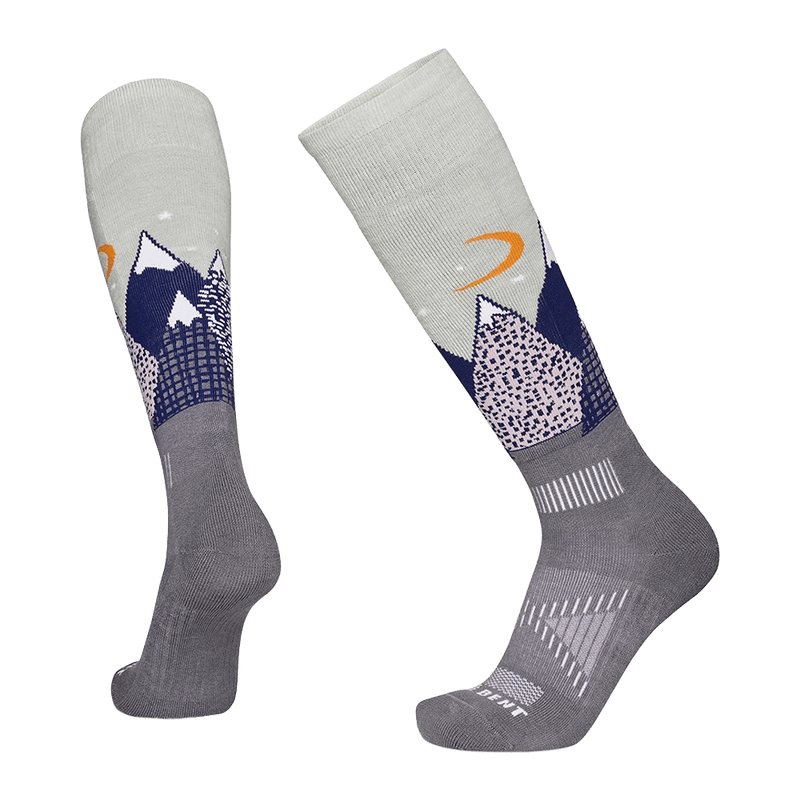 Snowy Mountains Light Cushion Socks - Kids