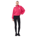 Full view of P.E Nation Voltage Quarter Zip - Womens in colour Cosmo Pink.