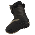 Back side view of the Vans Hi-Country Snowboard Boots in Faded Black colourway, unisex model