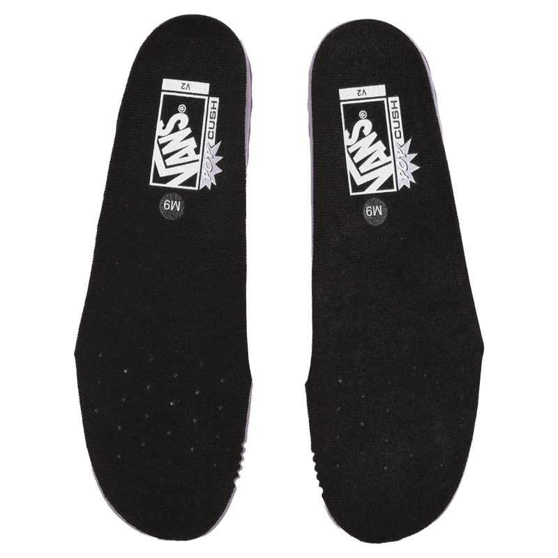 Footbeds view of the Vans Hi-Standar Pro Snowboard Boots in Black and White colourway, men model