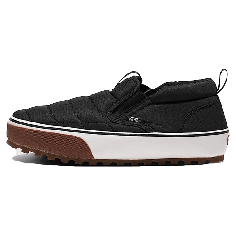 vans mte quilted snow lodge slipper side view