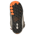 Sole view of the Vans Verse Range Edition Snowboard Boots in Walnut colourway, unisex model