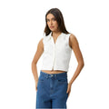 Eliza - Rib Sleeveless Shirt - Womens