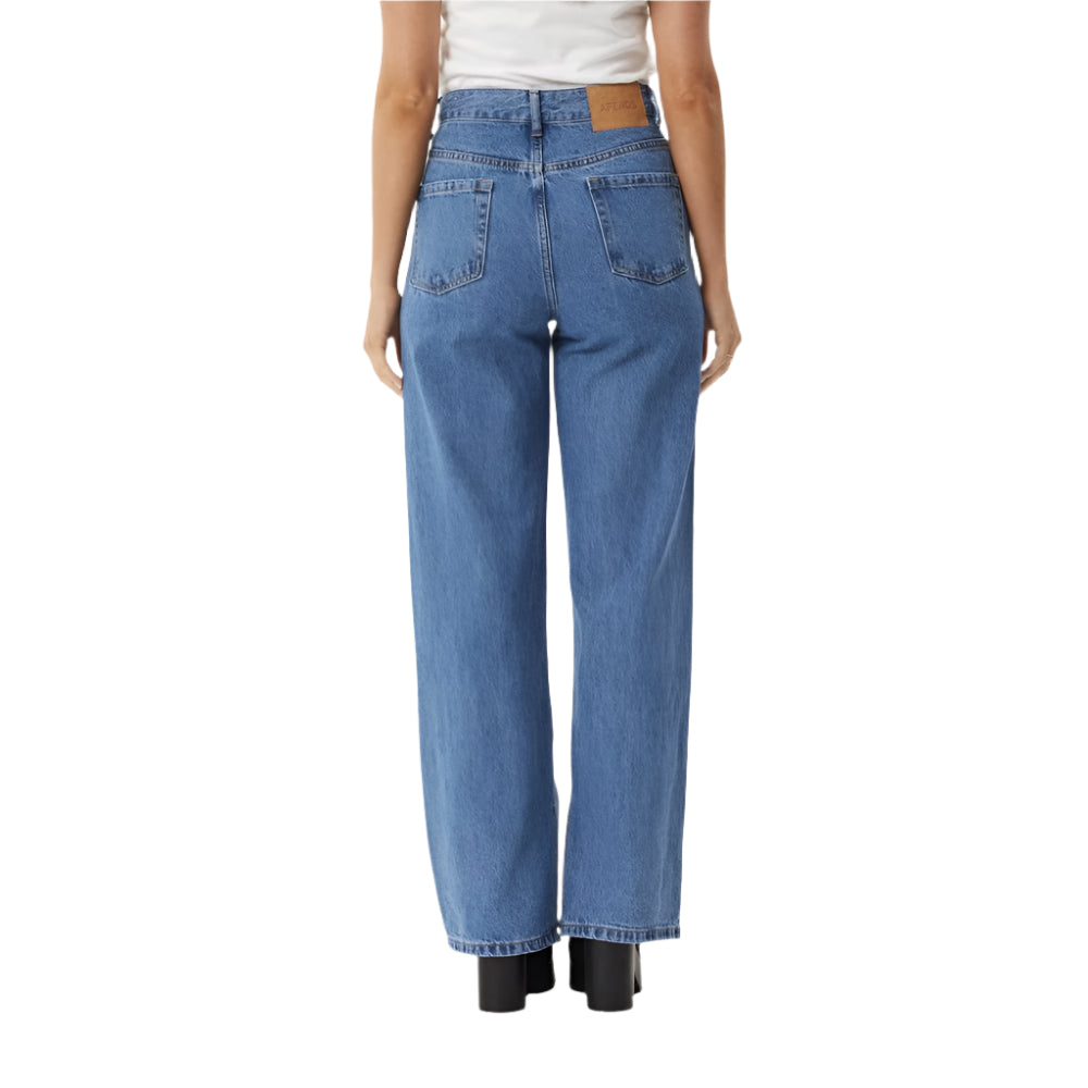 Bella Denim Wide Leg Baggy Jean - Womens