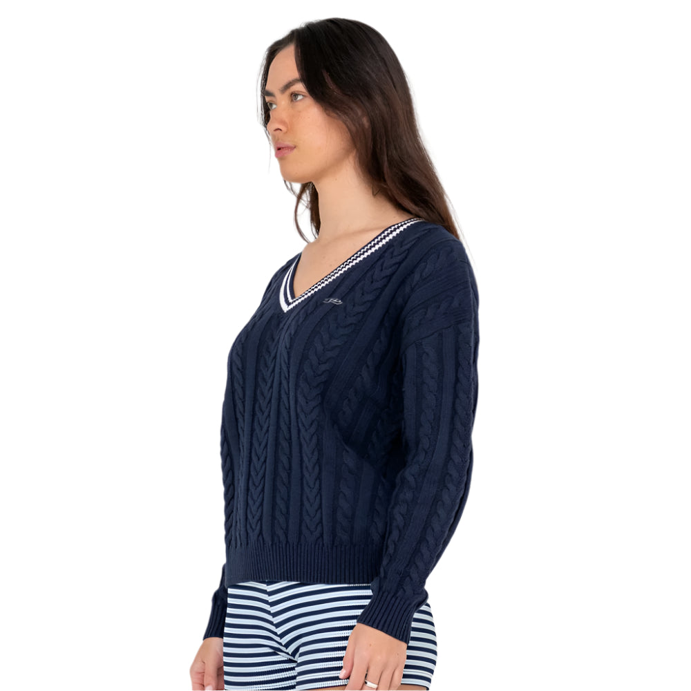 Oxford Oversized Vee Neck Knit Jumper